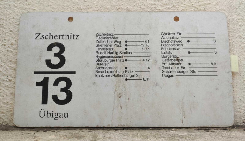 3/​13 Zschertnitz – Übigau