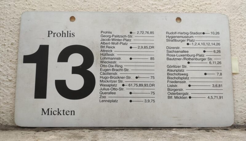 13 Prohlis – Mickten