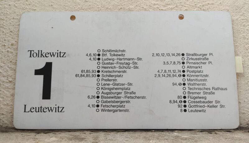 1 Tolkewitz – Leutewitz