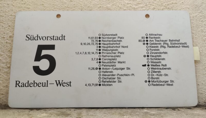 5 Süd­vor­stadt – Radebeul-West