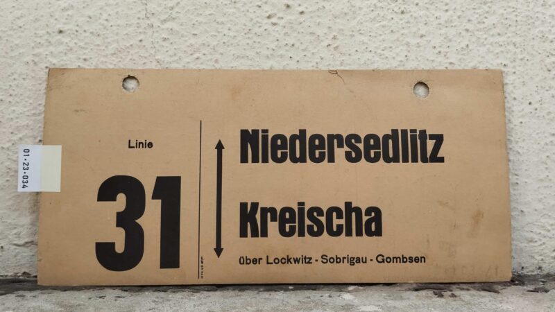 Linie 31 Nie­der­sedlitz – Kreischa