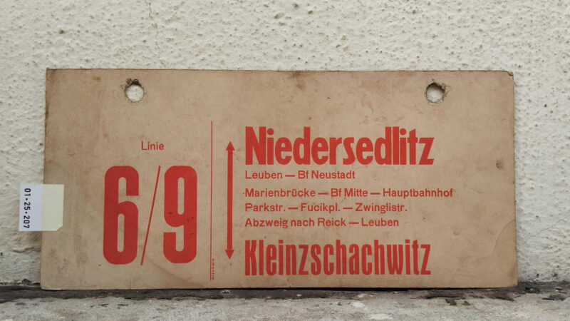 Linie 6/​9 Nie­der­sedlitz – Klein­zschach­witz