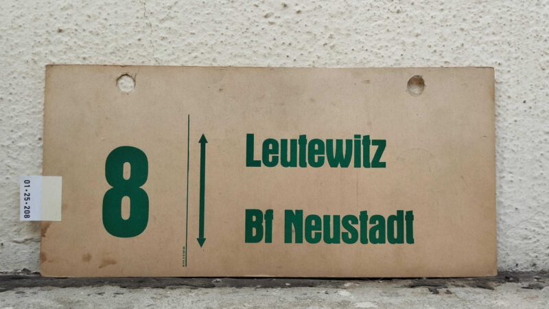 8 Leutewitz – Bf Neustadt