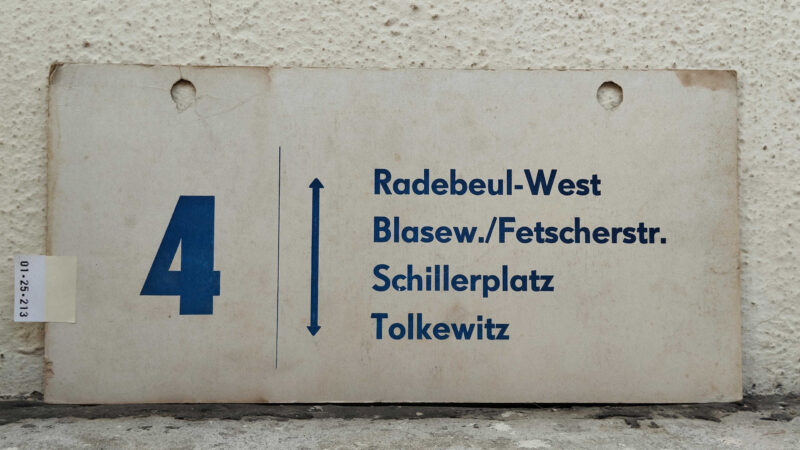 4 Radebeul-West – Tolkewitz