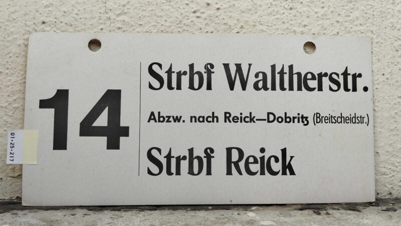 14 Strbf Walterstr. – Strbf Reick