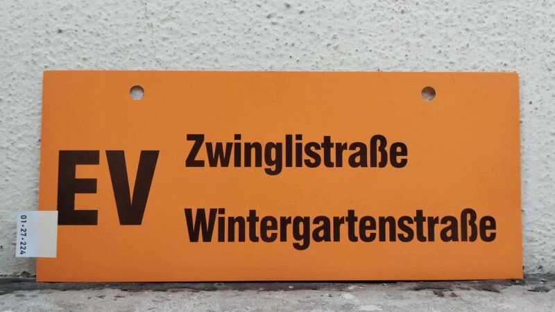EV Zwing­li­straße – Win­ter­gar­ten­straße