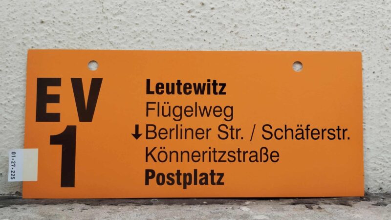 EV 1 Leutewitz – Postplatz