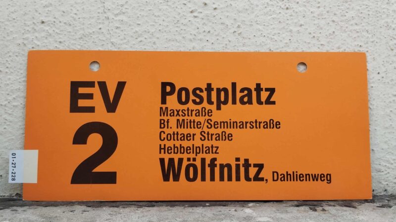 EV 2 Postplatz – Wölfnitz, Dah­li­enweg