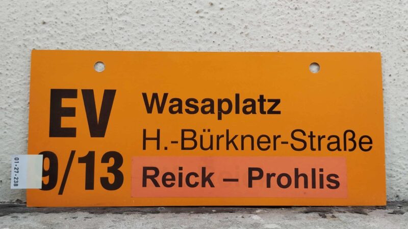 EV 9/​13 Wasaplatz – Prohlis