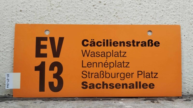 EV 13 Cäci­li­en­straße – Sach­sen­allee