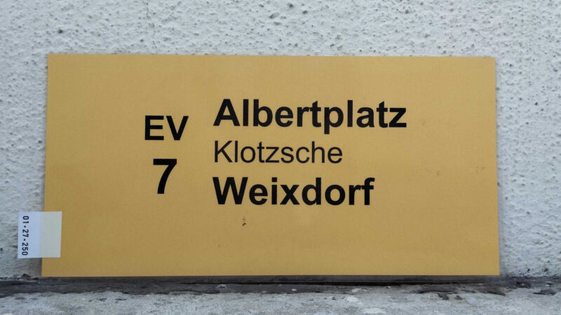 EV 7 Albert­platz – Klotzsche
