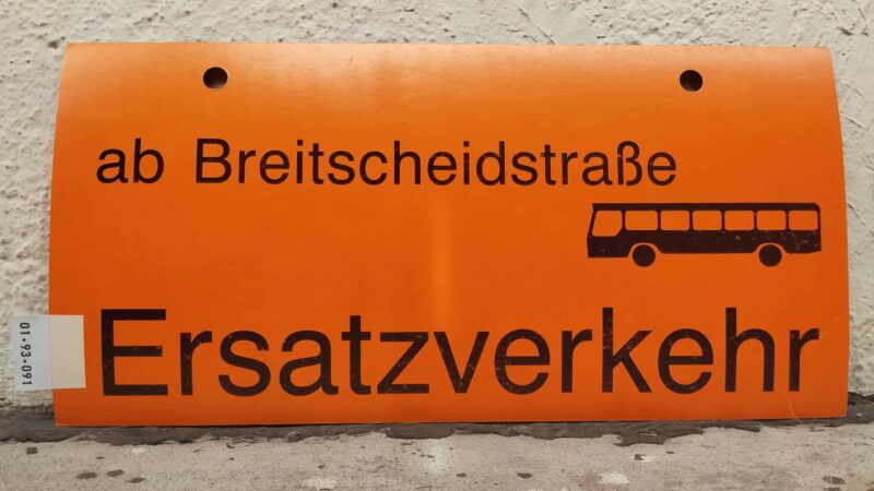 ab Breit­scheids­traße [Bus neu] Ersatz­ver­kehr