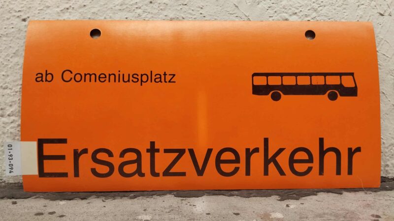 ab Come­ni­us­platz [Bus neu] Ersatz­ver­kehr