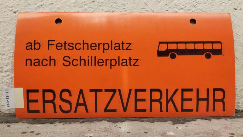 ab Fet­scher­platz nach Schil­ler­platz [Bus neu] ERSATZVERKEHR