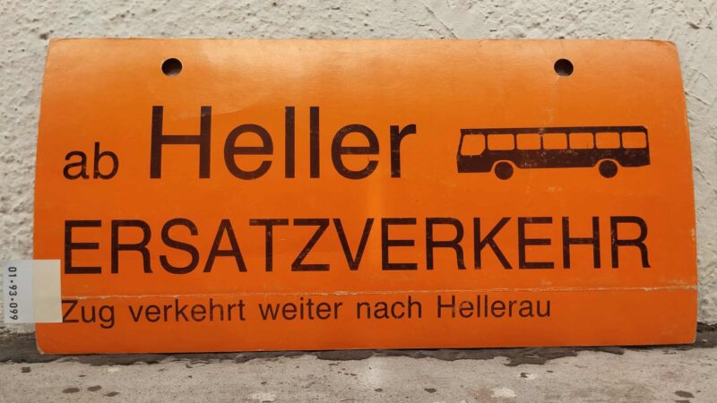 ab Heller [Bus neu] ERSATZVERKEHR Zug verkehrt weiter nach Hellerau