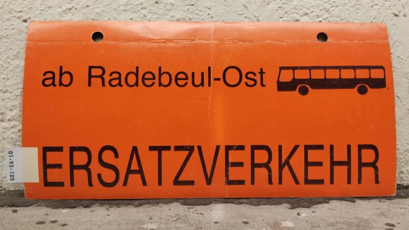 ab Radebeul-Ost [Bus neu] ERSATZVERKEHR