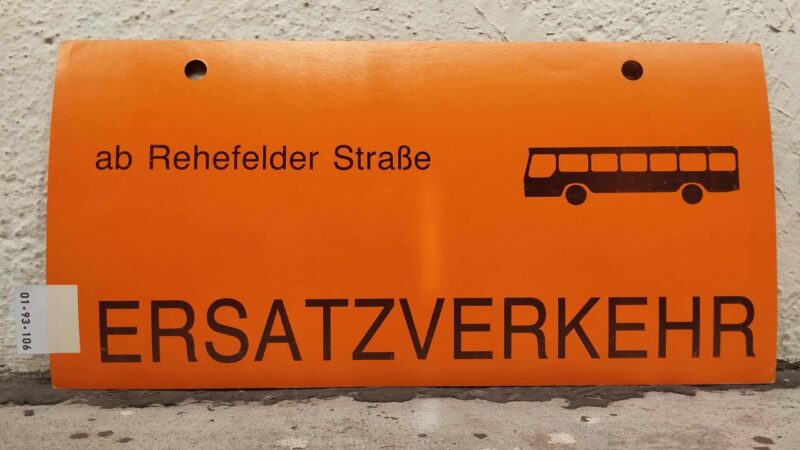 ab Rehe­felder Straße [Bus neu] ERSATZVERKEHR