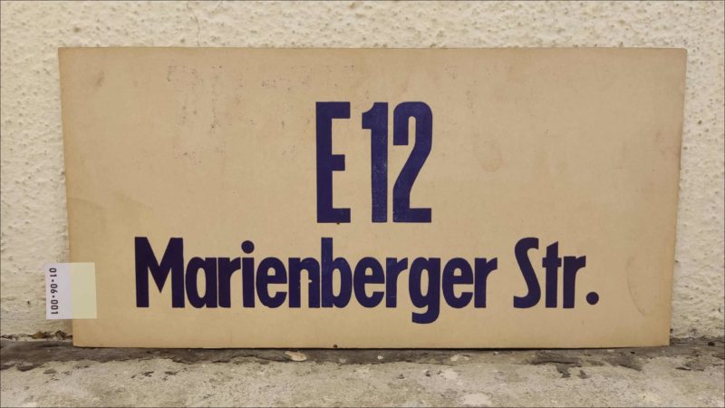 E12 Mari­en­berger Str.