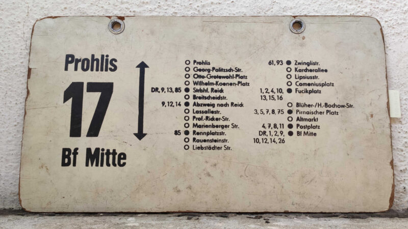 17 Prohlis – Bahnhof Mitte 17 Prohlis – Bahnhof Mitte