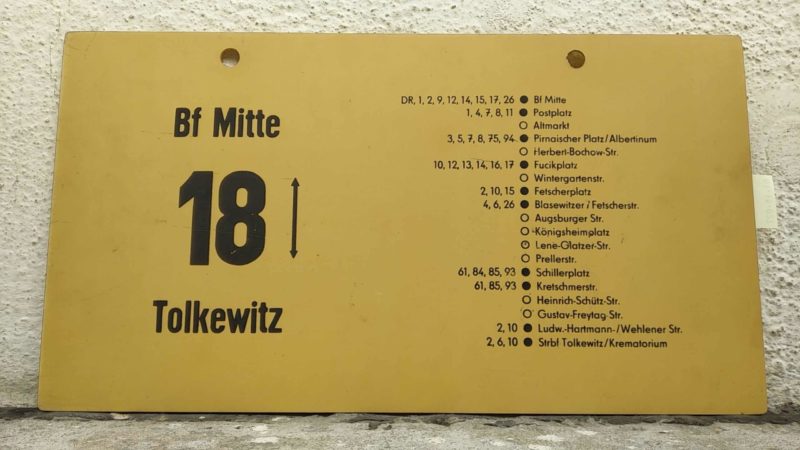 18 Bf Mitte – Tolkewitz