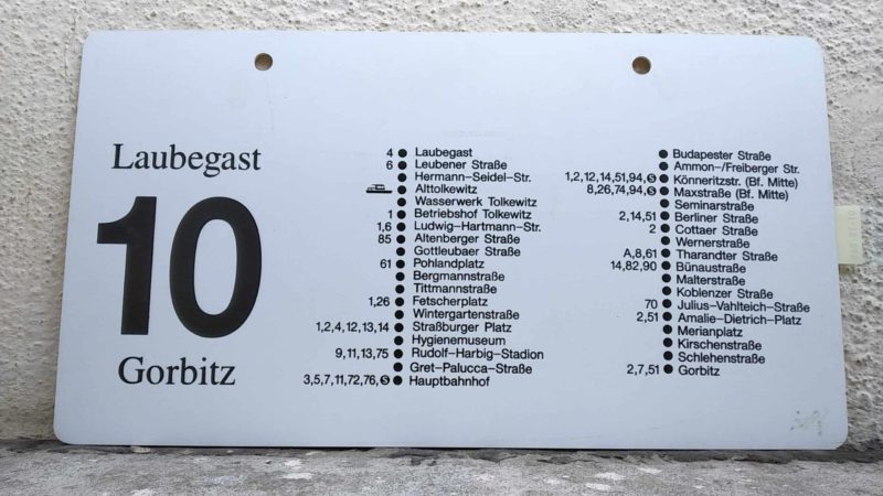 10 Laubegast – Gorbitz