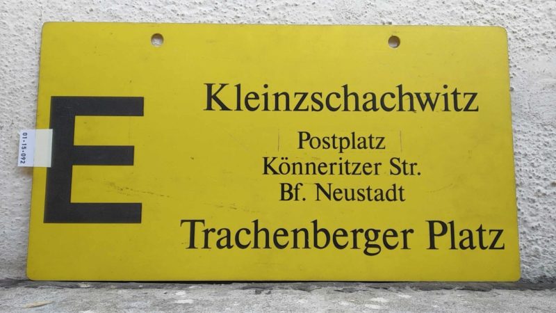 E Klein­zschach­witz – Tra­chen­berger Platz