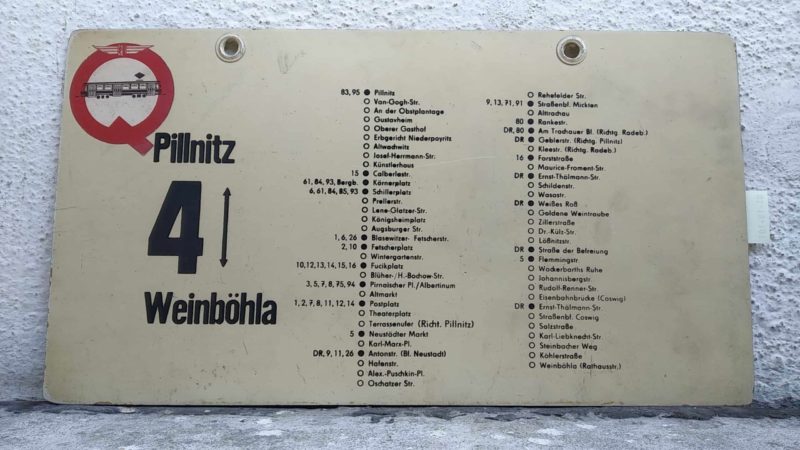 4 [Q] Pillnitz – Weinböhla