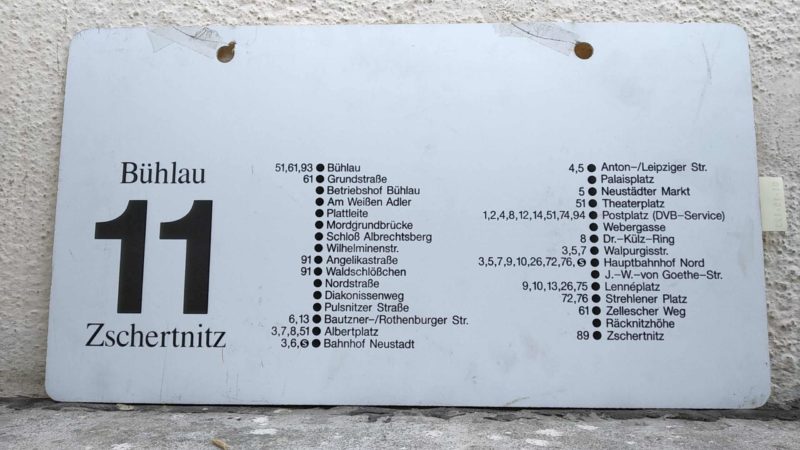 11 Bühlau – Zschertnitz