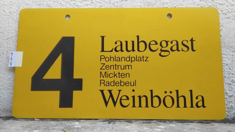4 Laubegast – Weinböhla 4 Laubegast – Weinböhla