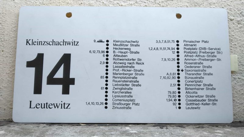 14 Klein­zschach­witz – Leutewitz