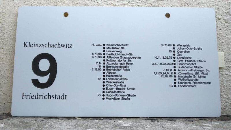 9 Klein­zschach­witz – Fried­rich­stadt