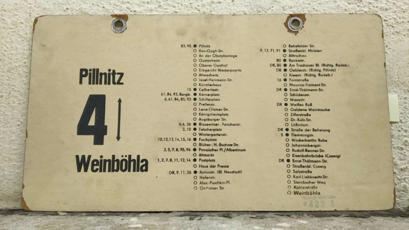 4 Pillnitz – Weinböhla