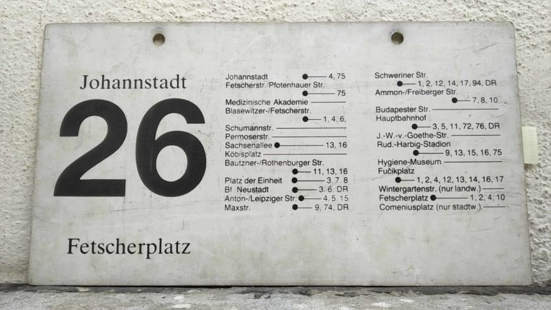 26 Johann­stadt – Fet­scher­platz