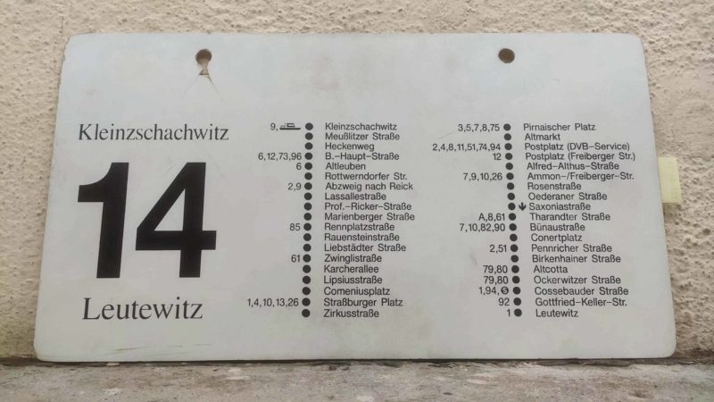 14 Klein­zschach­witz – Leutewitz