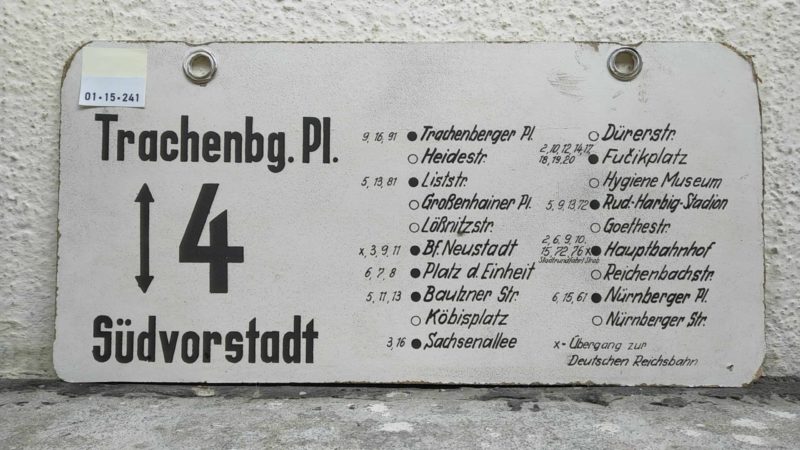 4 Tra­chen­berger Pl. – Süd­vor­stadt Nürn­berger Str.
