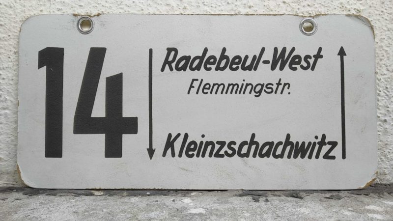 14 Radebeul-West Flem­mingstr. – Klein­zschach­witz