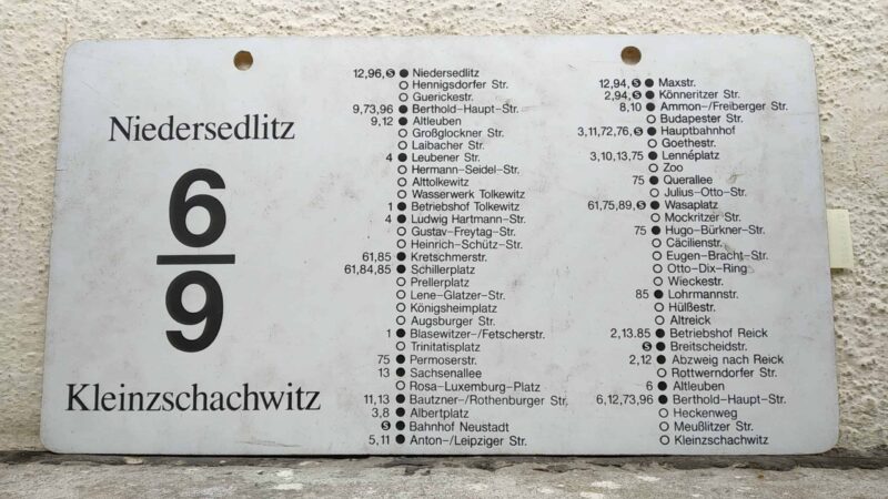 6/​9 Nie­der­sedlitz – Klein­zschach­witz