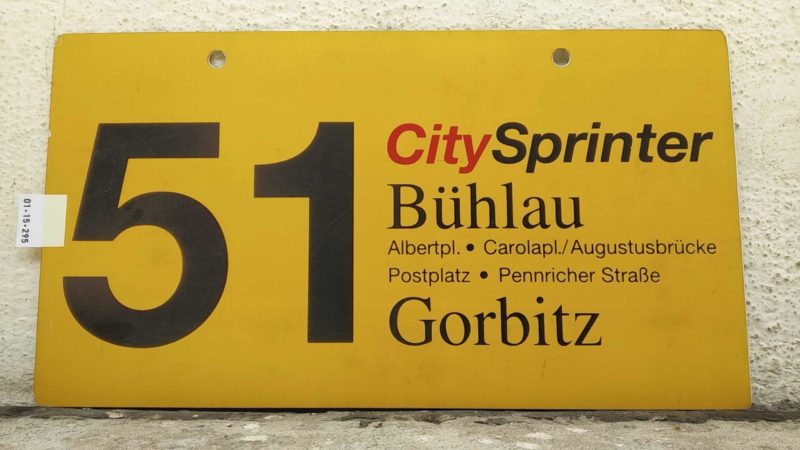 51 City­Sprinter Bühlau – Gorbitz