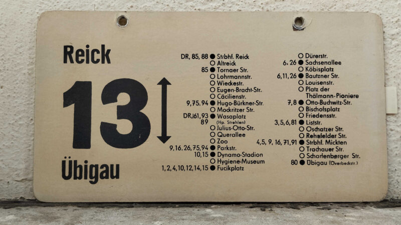 13 Reick – Übigau 13 Reick – Übigau