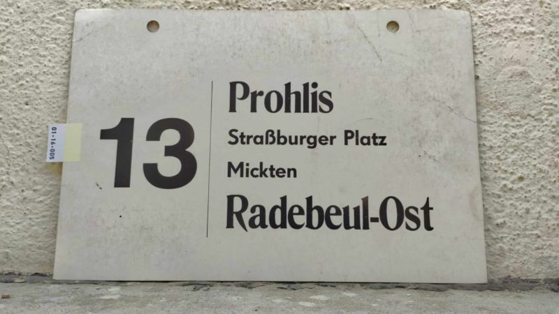 13 Prohlis – Radebeul-Ost