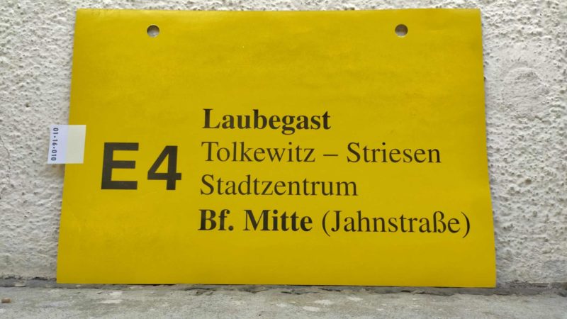 E4 Laubegast – Bf. Mitte (Jahn­straße)