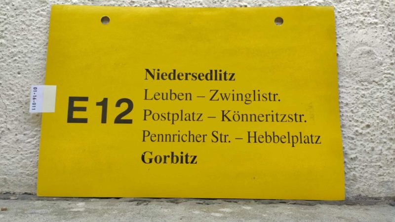 E12 Nie­der­sedlitz – Gorbitz