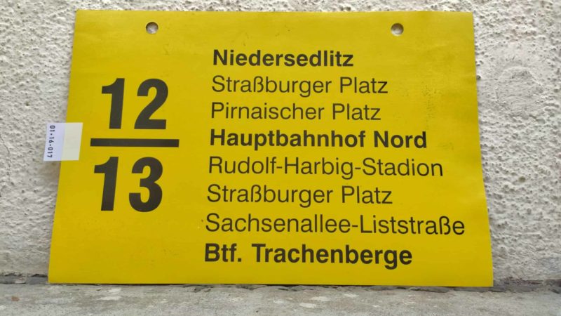 12/​13 Nie­der­sedlitz – Btf. Tra­chen­berge