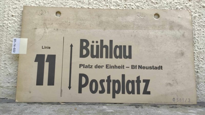 Linie 11 Bühlau – Postplatz