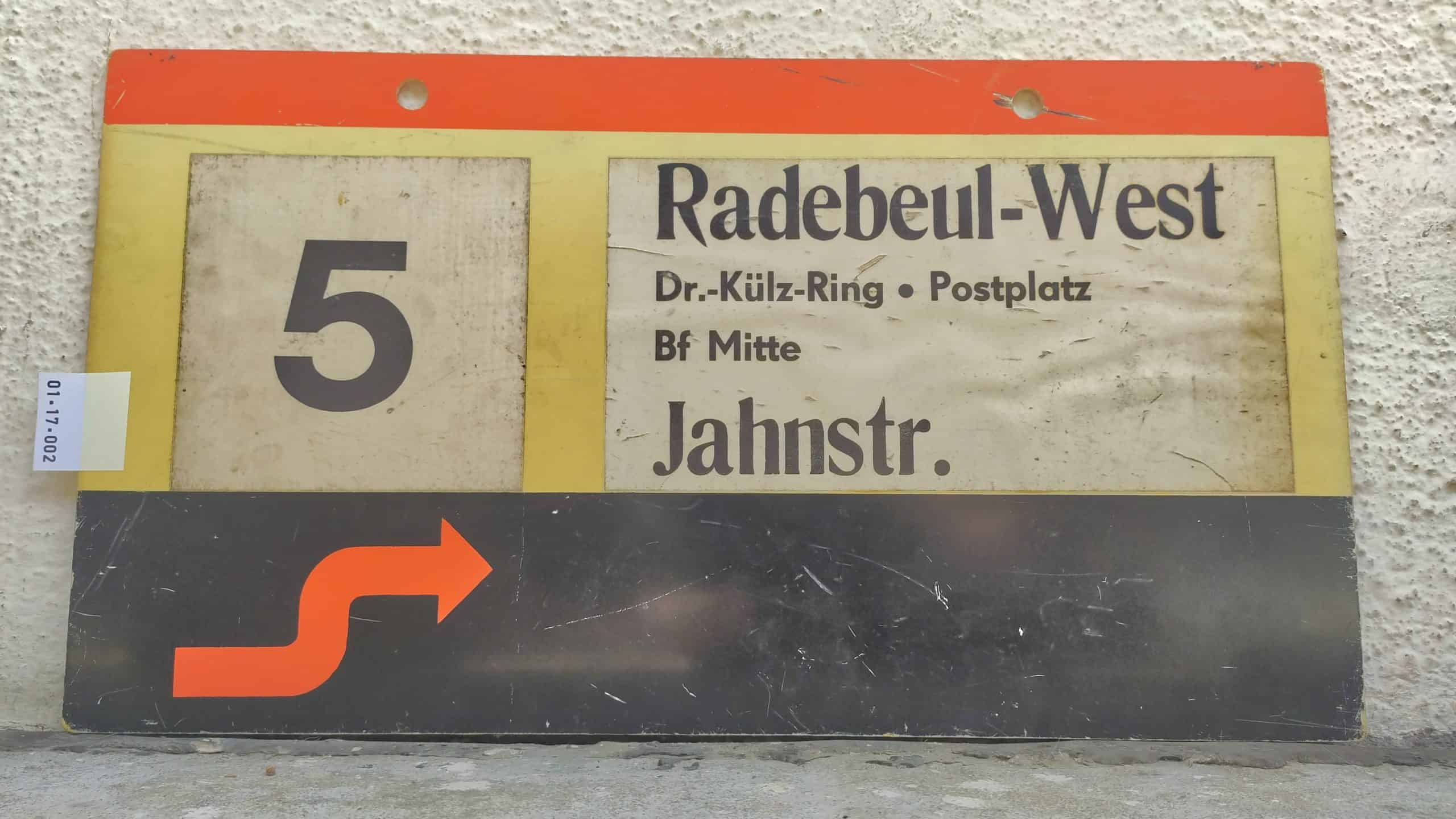 5 Radebeul-West – Jahnstr. #1