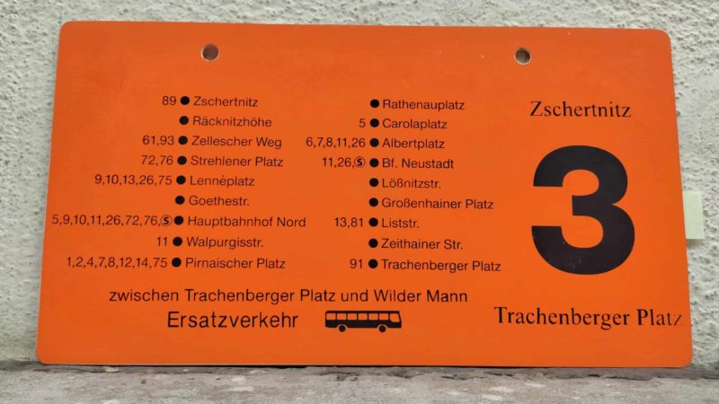 3 Zschertnitz – Tra­chen­berger Platz