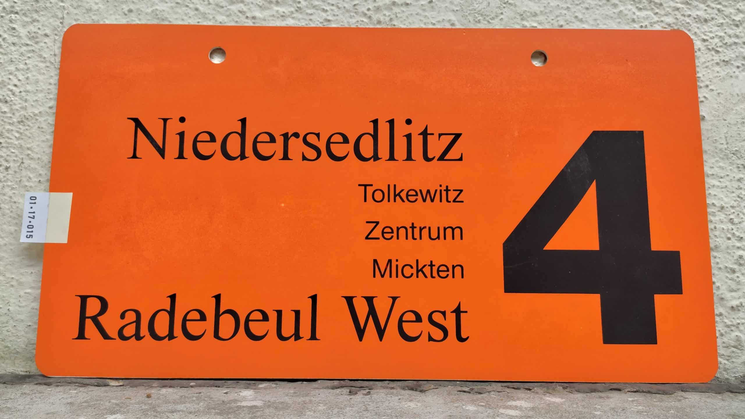 4 Niedersedlitz – Radebeul West #1