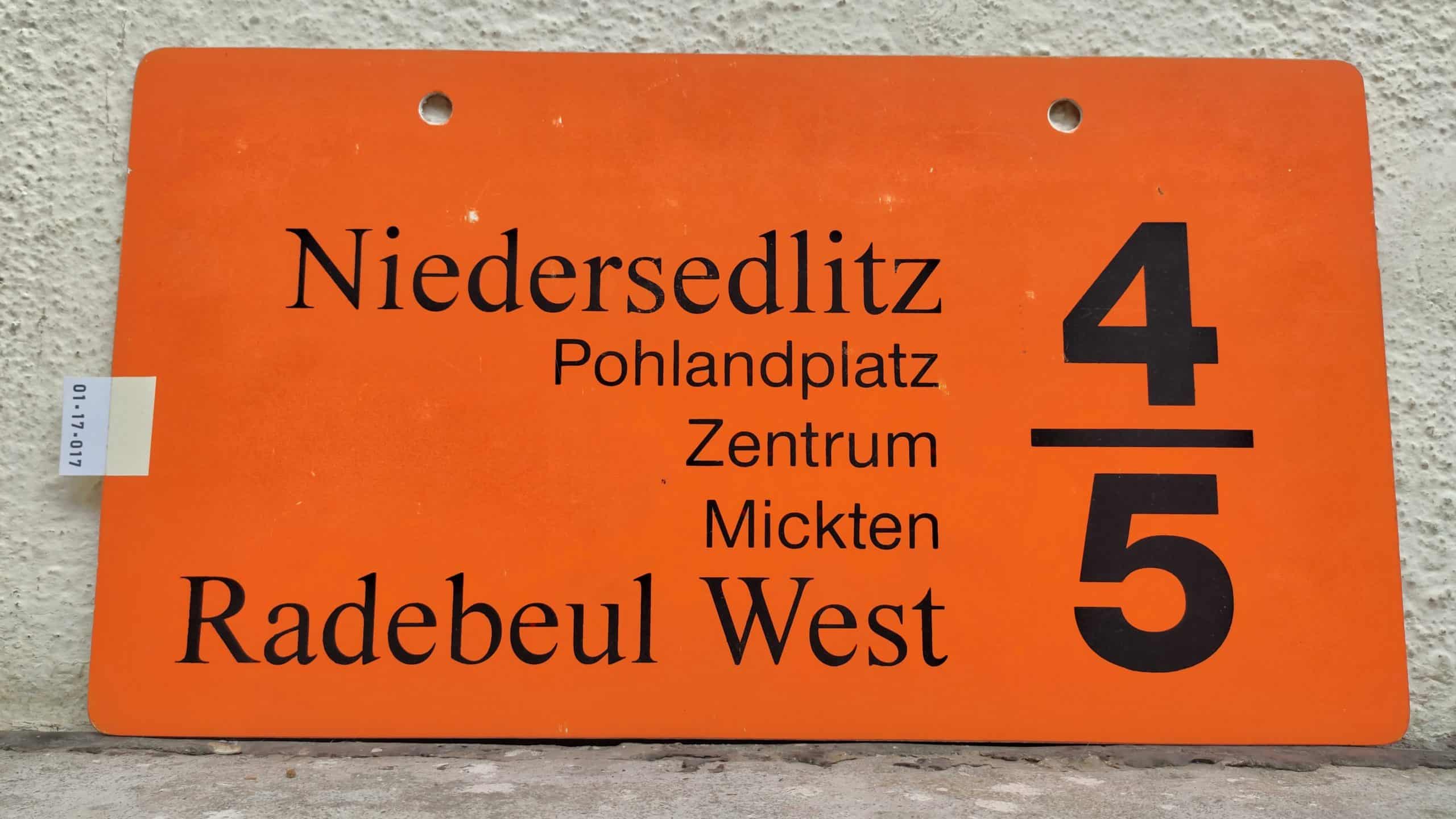 4/5 Niedersedlitz – Radebeul West #1