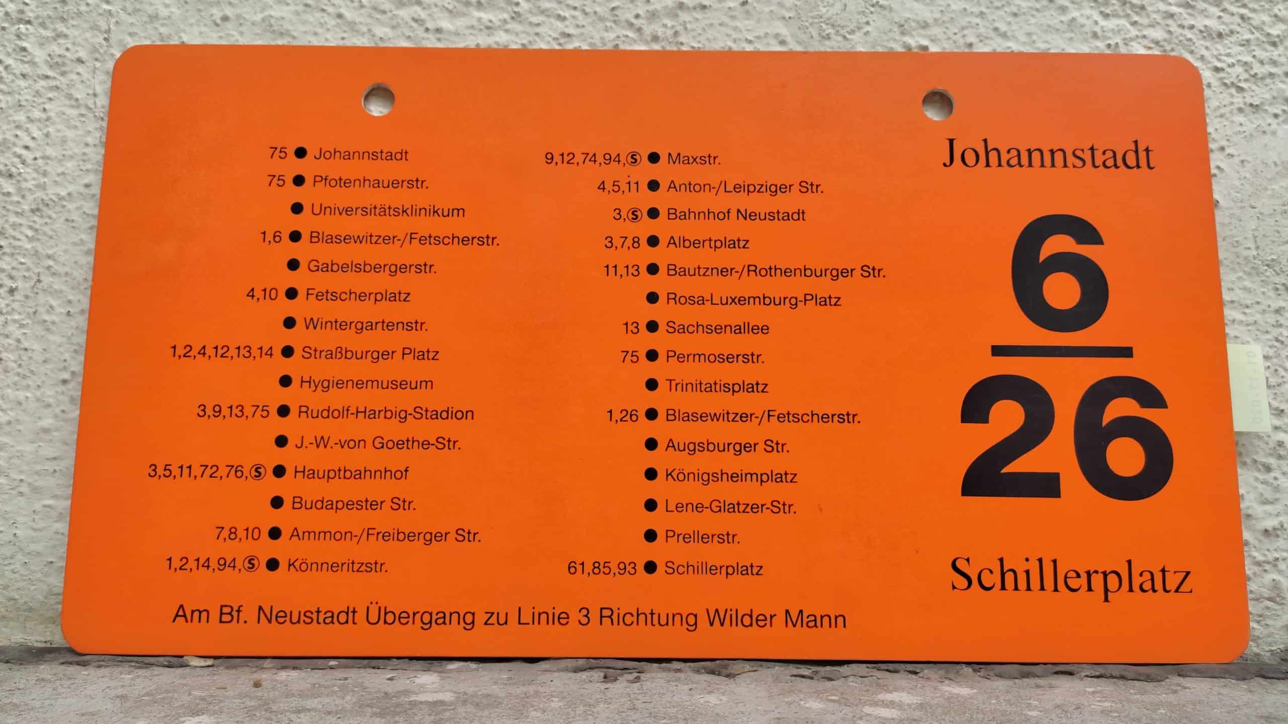 6/26 Johannstadt – Schillerplatz #2