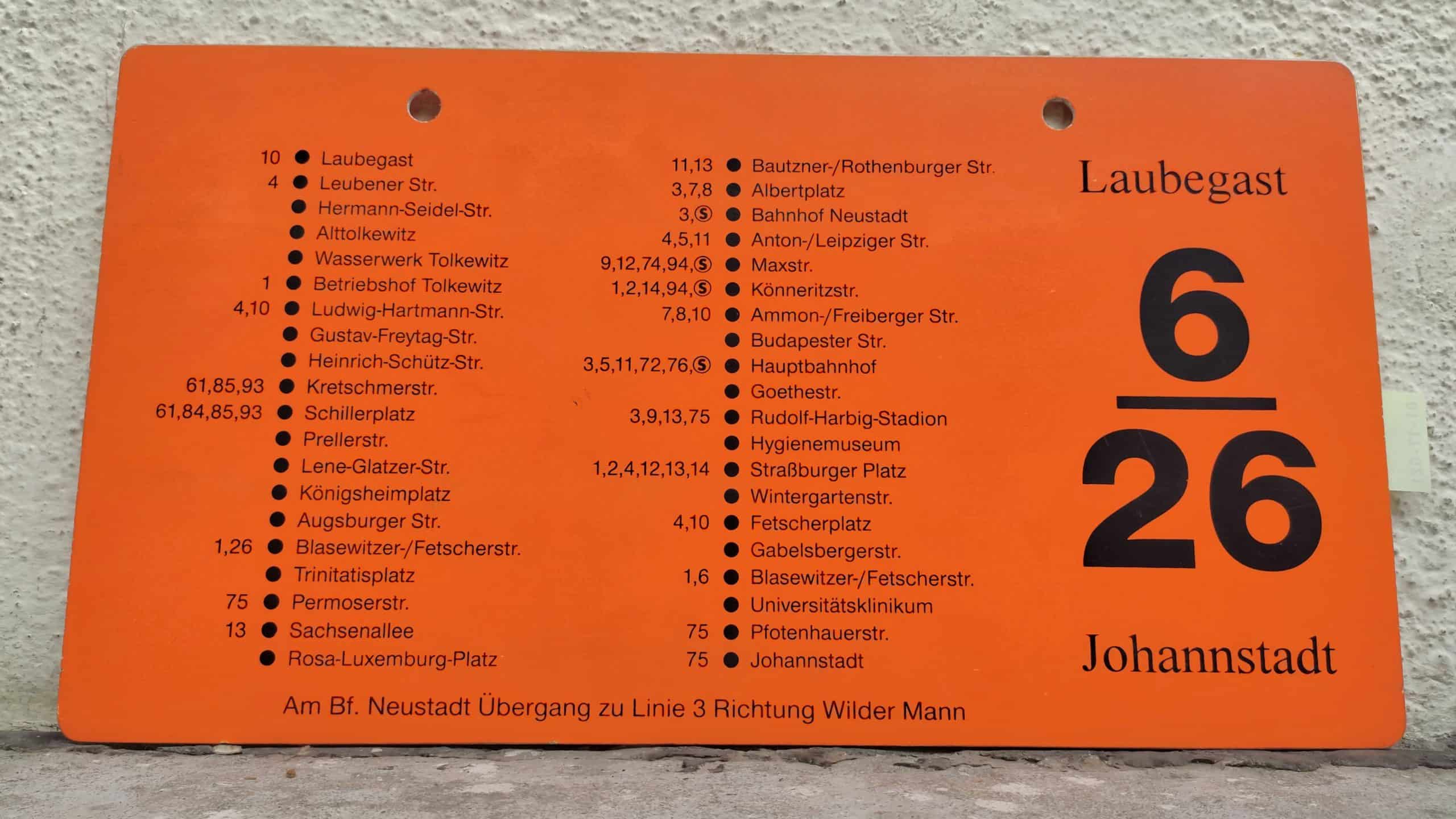 6/26 Laubegast – Johannstadt #2